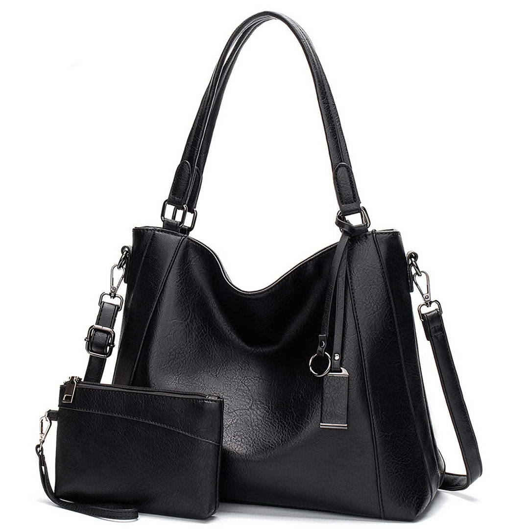 Long Keeper Handtasche Damen Gross - Tote Bag Shopper Damen Leder Umhängetasche Damen Schultertasche