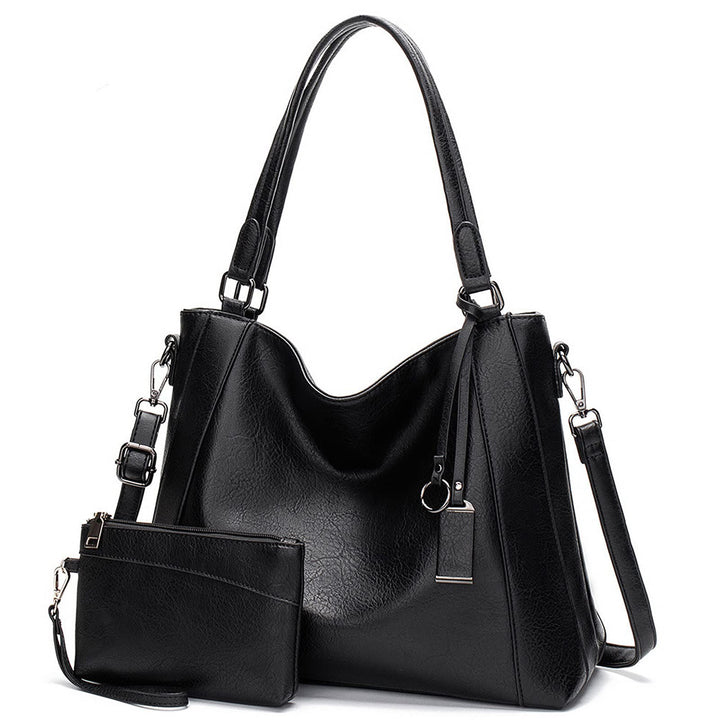 Long Keeper Handtasche Damen Gross - Tote Bag Shopper Damen Leder Umhängetasche Damen Schultertasche