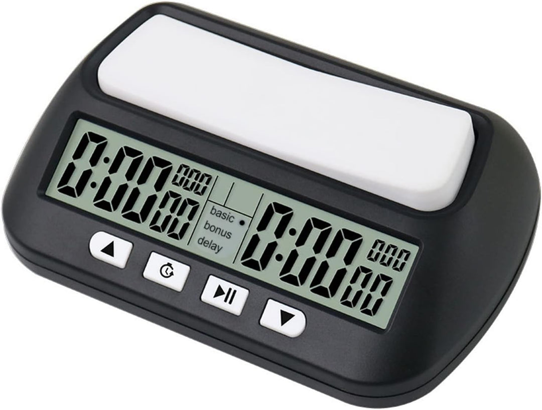Septpenta LEAP Schachuhr, ABS Display Schachuhr, Digitaler Schachtimer, Tonalarmfunktion, Schachuhr