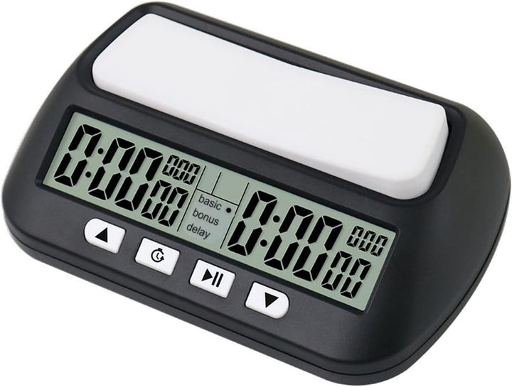 Septpenta LEAP Schachuhr, ABS Display Schachuhr, Digitaler Schachtimer, Tonalarmfunktion, Schachuhr