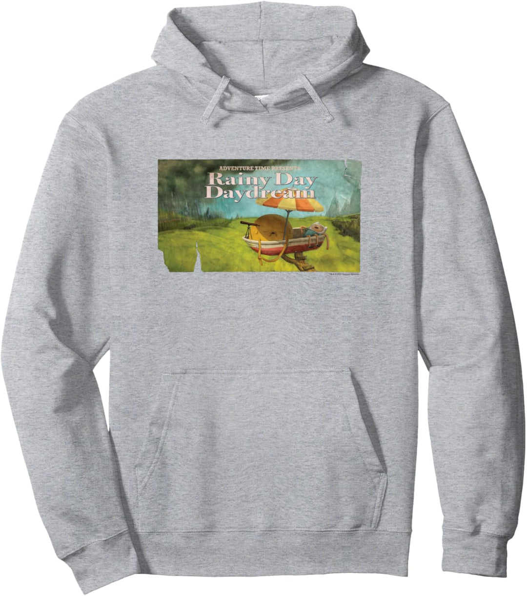 Adventure Time Rainy Day Daydream Card Pullover Hoodie