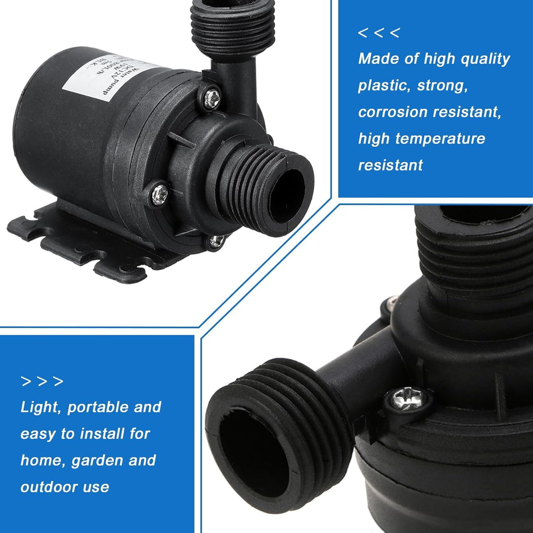 12v Bürstenlose Tauchwasserpumpe, Keramik Pumpenkern, 800L/H 5M | Mini Tauchwasserpumpe, DC 12V Bürs