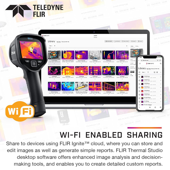 FLIR E5 Pro - Commercial Thermal Imaging Camera with Wifi. High Resolution Infrared Cameara with FLI