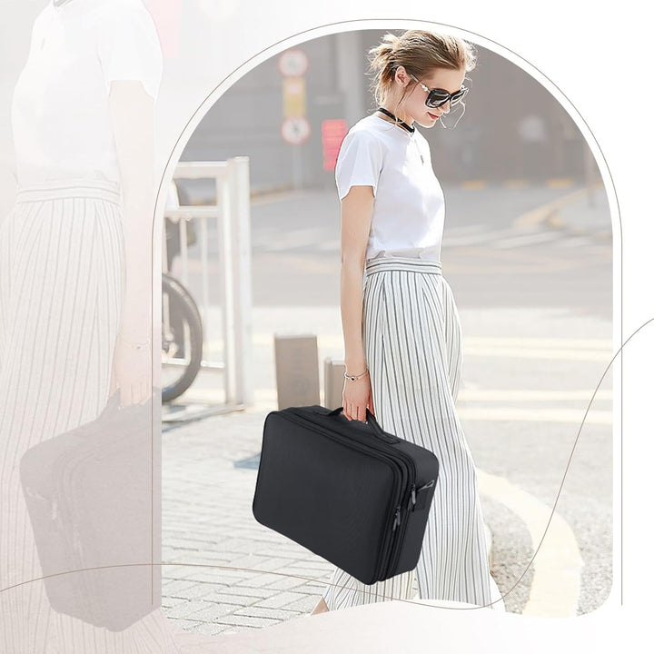 Make up Koffer Kosmetikkoffer Make up Tasche Gross Kosmetiktasche Schminktasche Schminkkoffer Make u