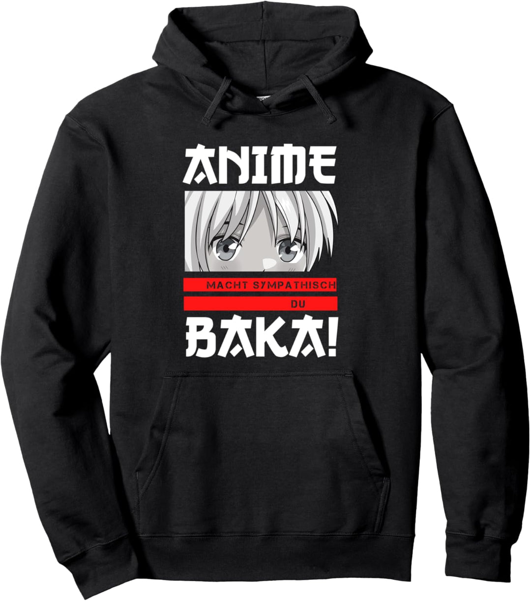 Lustiges Japan Anime Macht Sympathisch du Baka Pullover Hoodie