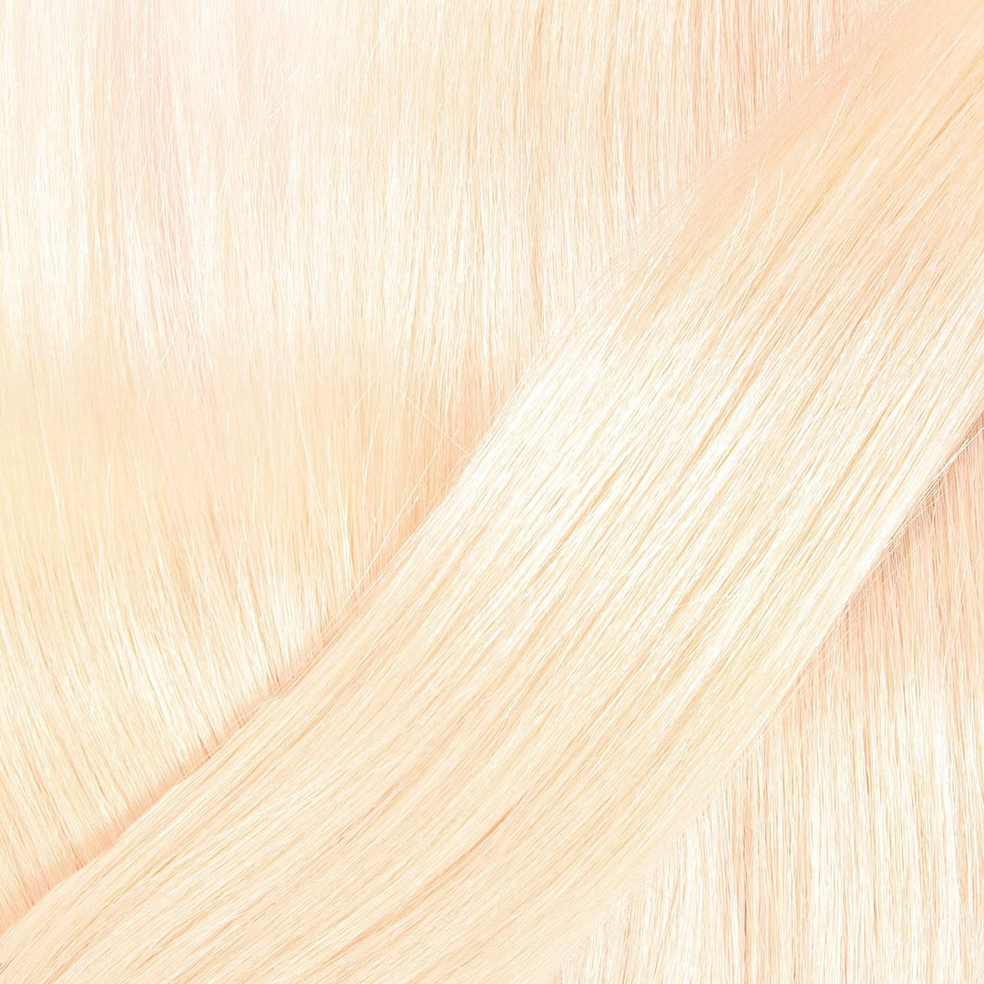 hair2heart Premium Extensions Echthaar Bondings glatt - 50 Strähnen 0.8g 40cm 10/0 hell-lichtblond #