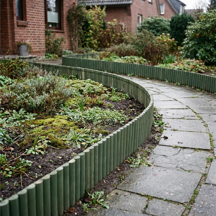 JonesHouseDeco Mit Naturfichtenholz Versehener Holzzaun, Geeignet Für Garten-Holzkanten Im Freien Ro