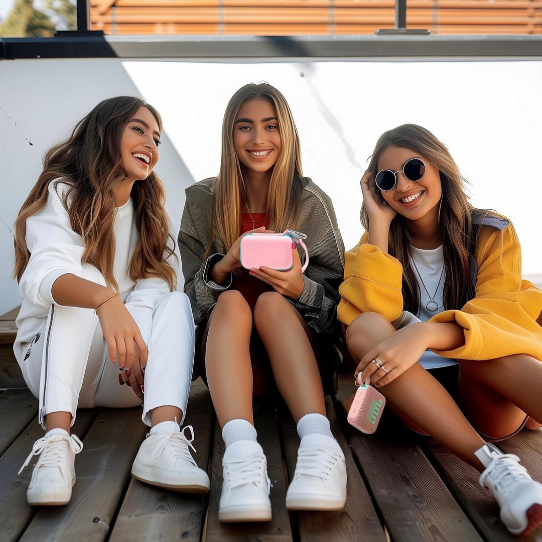 Tragetasche Kompatibel mit JBL Go 4 - tragbarer Bluetooth-Lautsprecher Box Pro Sound, Auch für Go 3/