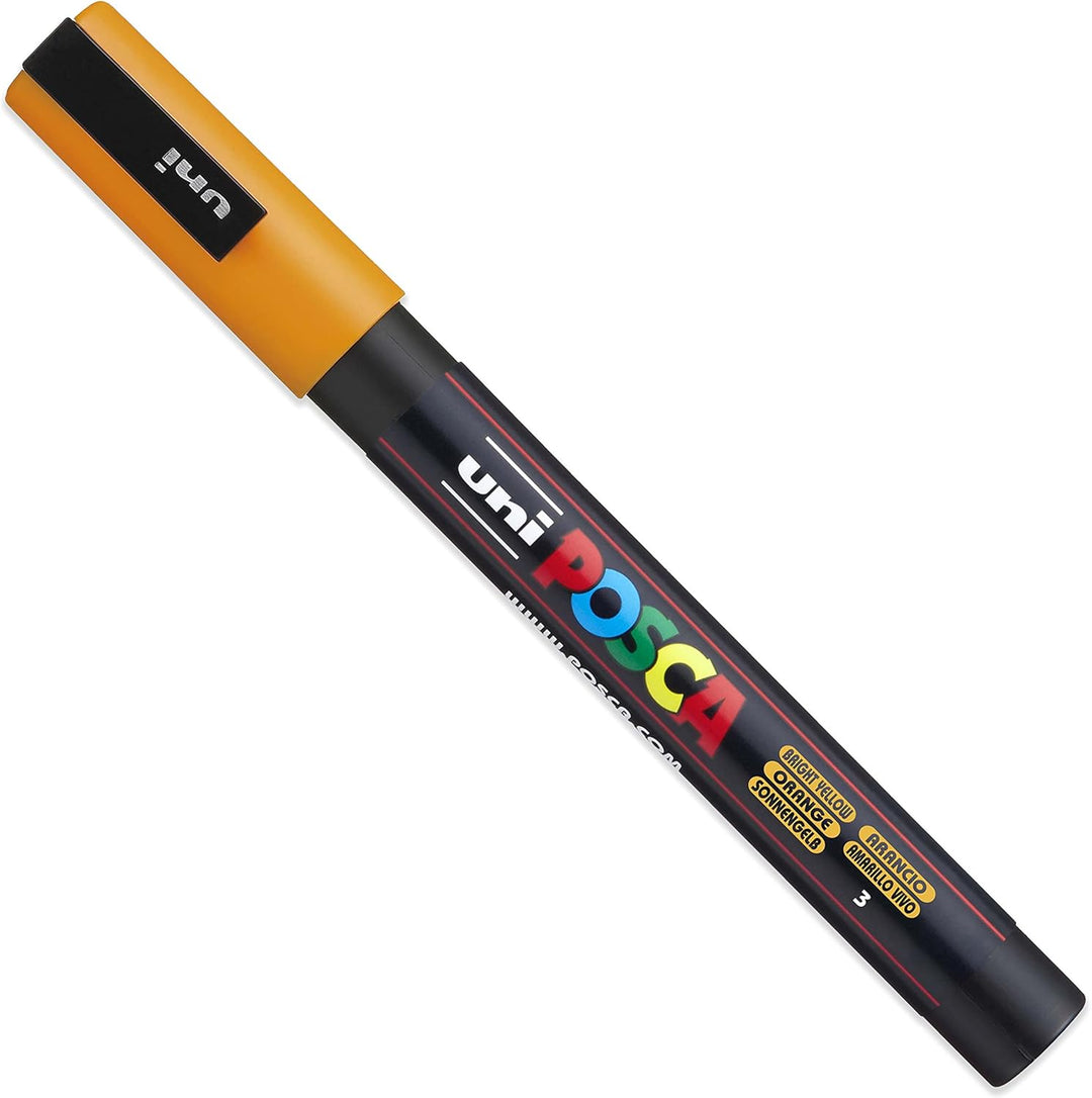 POSCA – PC-3M – Farbmarker-Kunststifte – 0,9–1,3 mm – 8er-Set in Geschenkbox (Halloween Tones), Hall