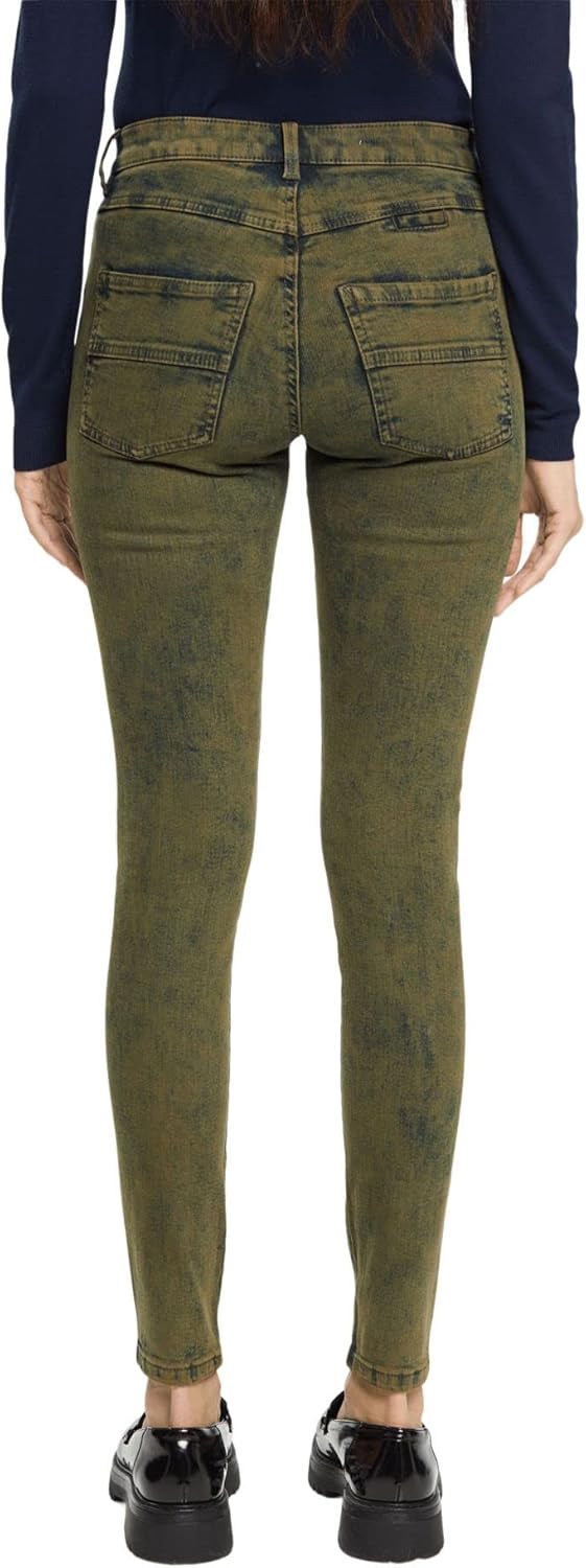 ESPRIT Damen Hose 27W / 32L 355/Dark Khaki, 27W / 32L 355/Dark Khaki