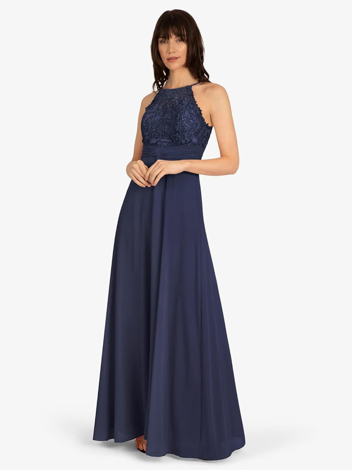 APART Fashion Damen Abendkleider Dress S Navy, S Navy