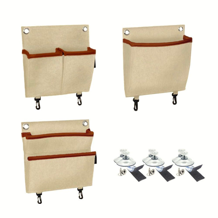 GranHin Wandorganizer Set - Organizer für Camper, Wohnmobil und Wohnwagen mit verschiedenen Montageo