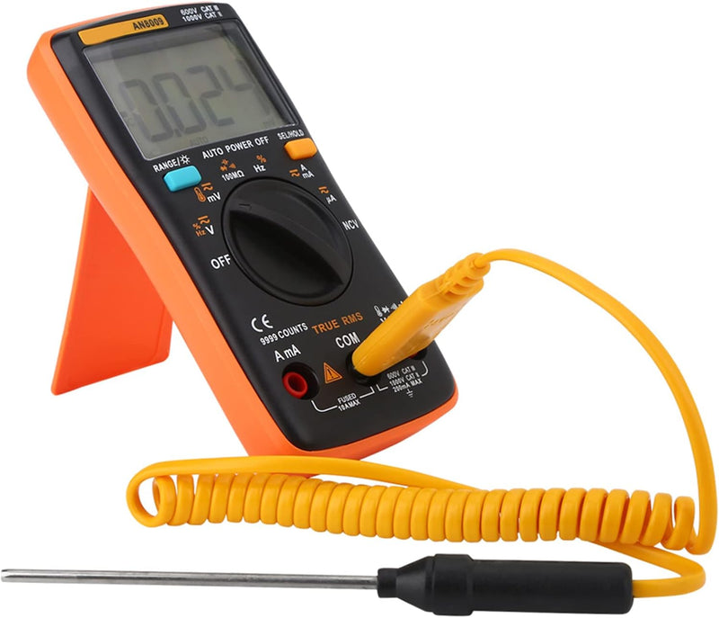 Autoanging Multimeter ANENG AN8009 Digital Multimeter mit Testsonden AC / DC Spannung Elektronischer