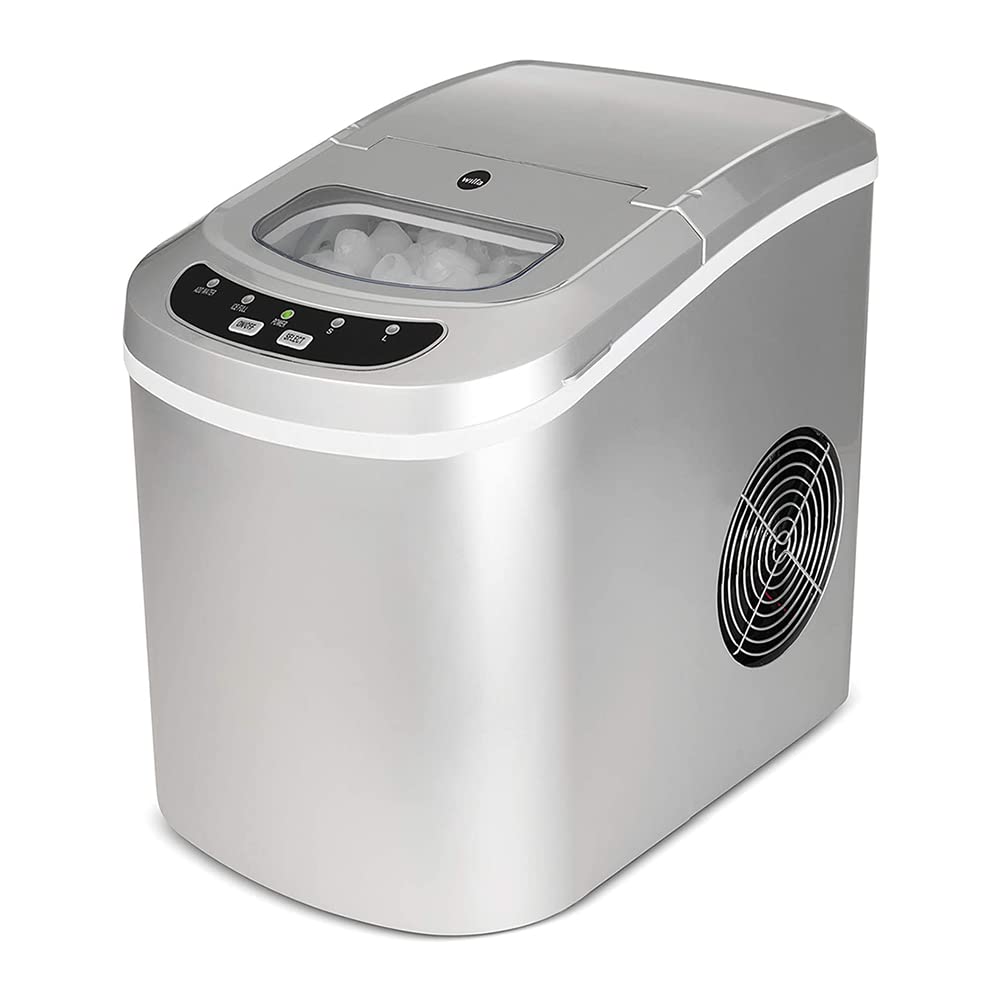 Wilfa FROSTBITT Eiswürfelmaschine - stellt 70 Eiswürfel pro Stunde und bis 12 kg Eis pro Tag her, kl