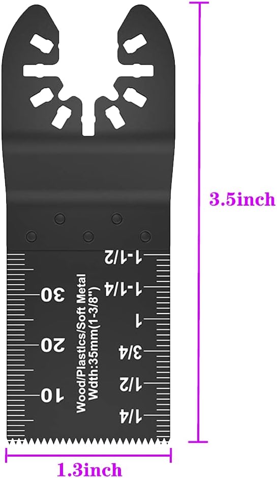 52Stk Multitool sägeblätter kit, Multifunktionswerkzeug Zubehör Oszillierendes Zubehör Set Schnellsp