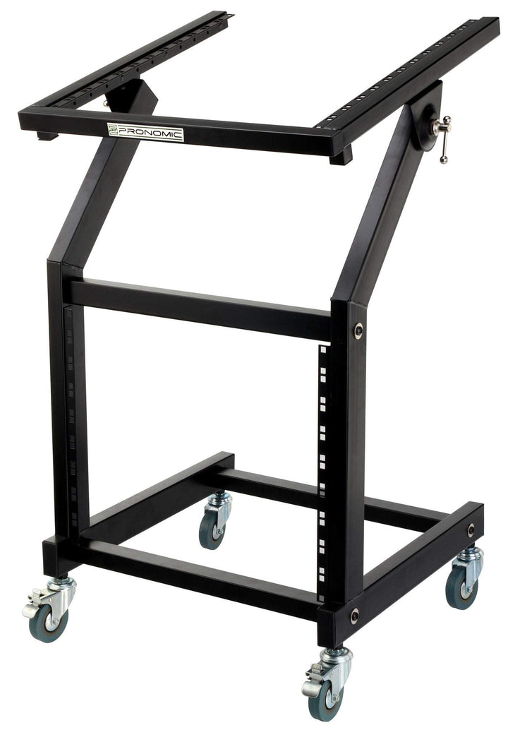 Pronomic MXS-600 mobiler Rack Wagen mit 21 Höheneinheiten und Rollen (Maschinenwagen für 19" Geräte,