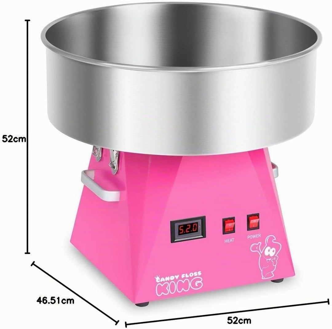 Royal Catering RCZK-1030-W-R Zuckerwattemaschine Profi Zuckerwatte Automat (1030 W, 1 Portion / 30 s
