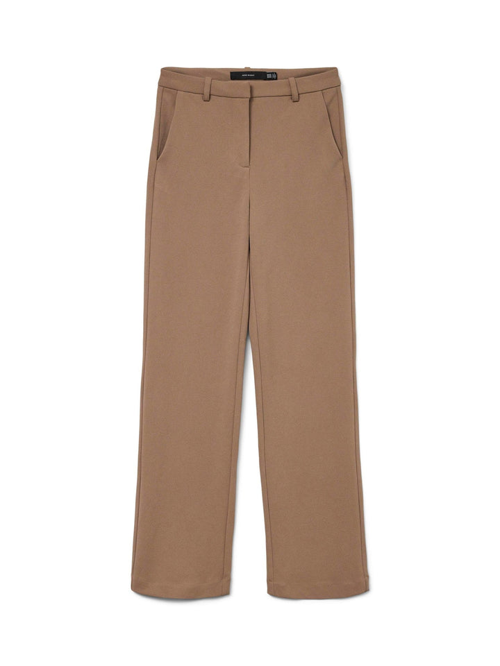 Vero Moda Female Hose VMZAMIRA Mittlere Taille Hose XS / 34L Fossil, XS / 34L Fossil
