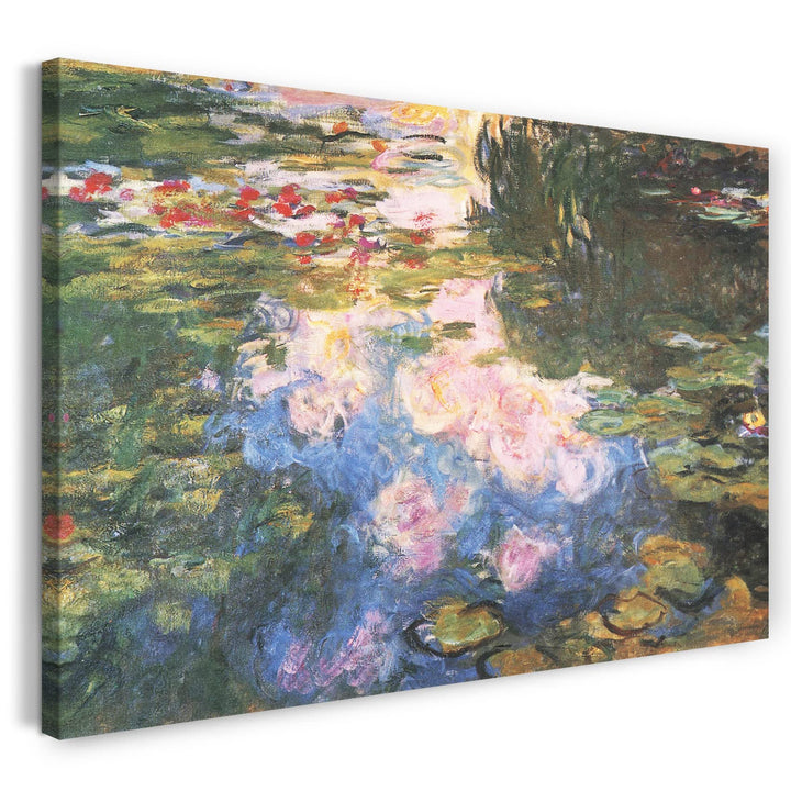Printed Paintings Leinwand (120x80cm): Claude Monet - Seerosenteich 120x80 cm, 120x80 cm