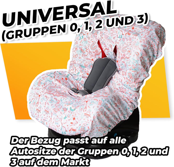 Universal-Bezug für Autositz, wasserdicht, atmungsaktiv – Bezug für Babys, Autositze, Universal-Bezu