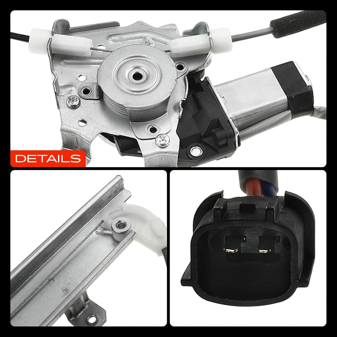 Frankberg Fensterheber Elektrisch Vorne Rechts Mit Motor Kompatibel mit X-Trail T30 SUV 2001-2013 80