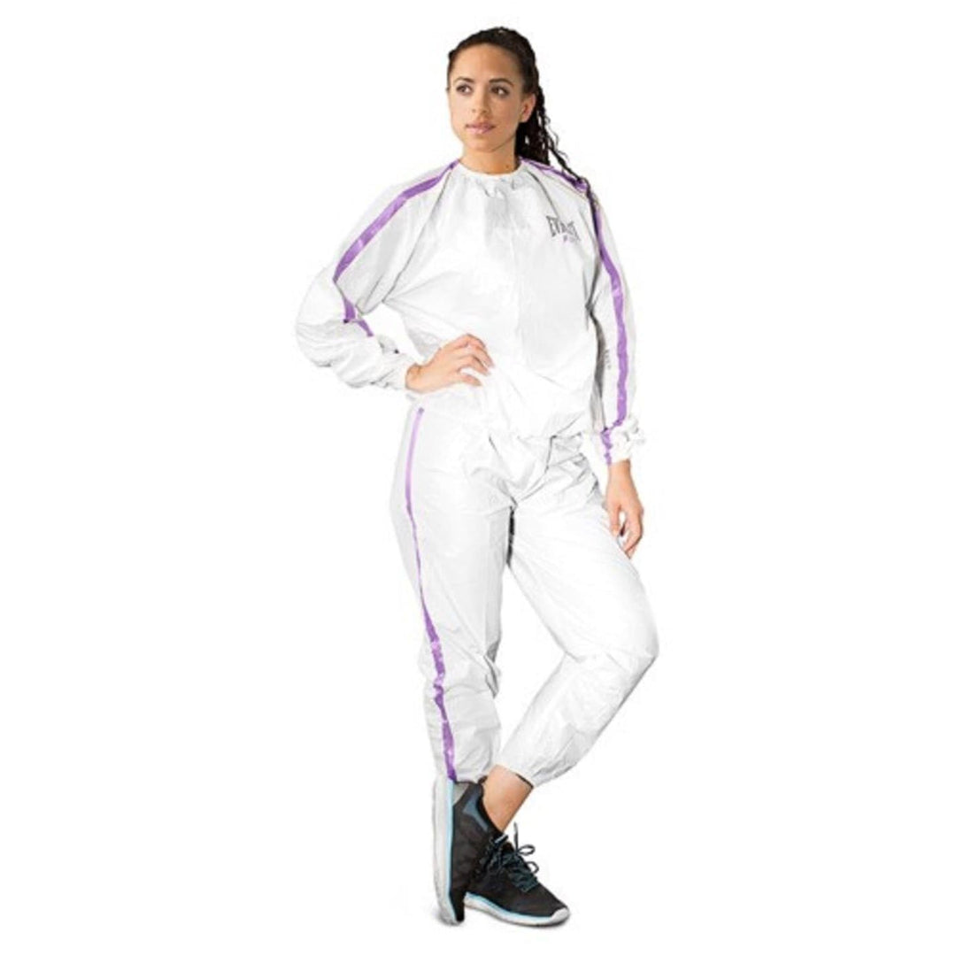 Everlast Damen Woman Sauna Suit EV Box Equipment, weiss/lila, S/M