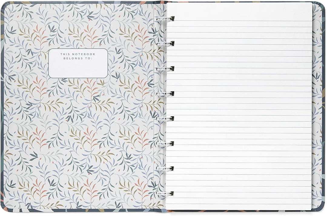 Filofax Botanical A5 Refillable Notebook Blue, A5