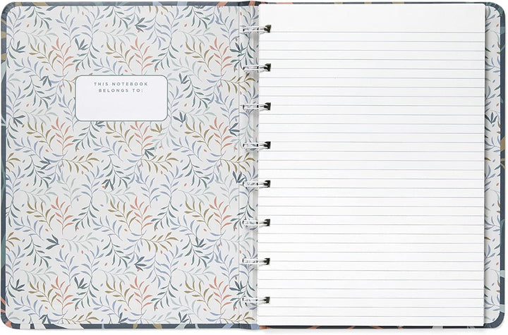 Filofax Botanical A5 Refillable Notebook Blue, A5