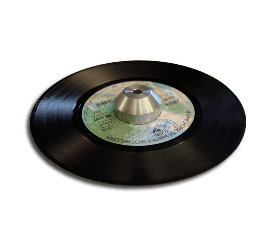 Protected Single Schallplatten Puck oben flach Kegelförmig