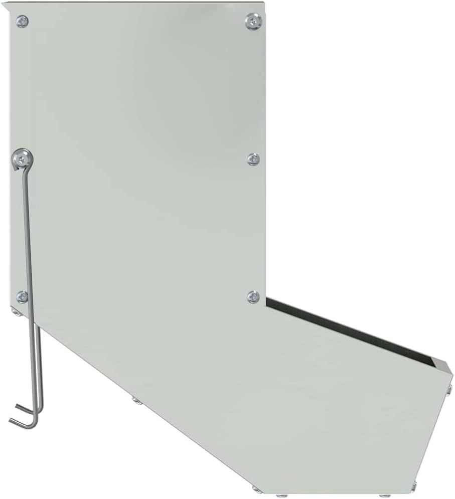 Kaninchenfütterer Silber 12,5 x 26 x 28,5 cm Verzinkter Stahl Verzinkter Stahl 12,5 x 26 x 28,5 cm,
