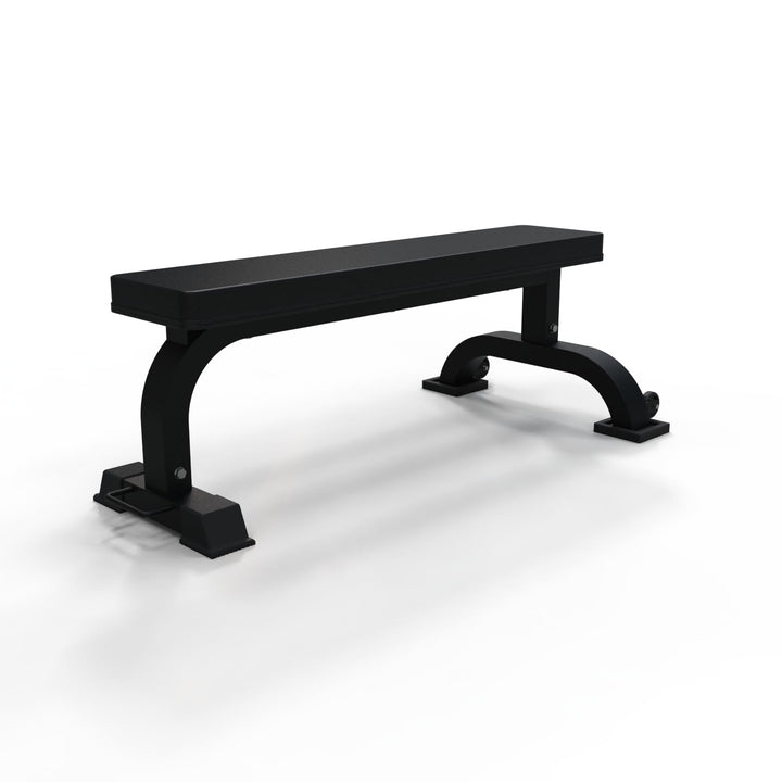 Bad Company Hantelbank I Flachbank 110 x 66 x 41 cm I Trainingsbank für das Krafttraining zuhause I
