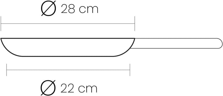 IBILI - Crêpe-Pfanne Natura, 28 cm, Aluminium, Anti-Haft-Beschichtung im Stein-Stil, geeignet für In