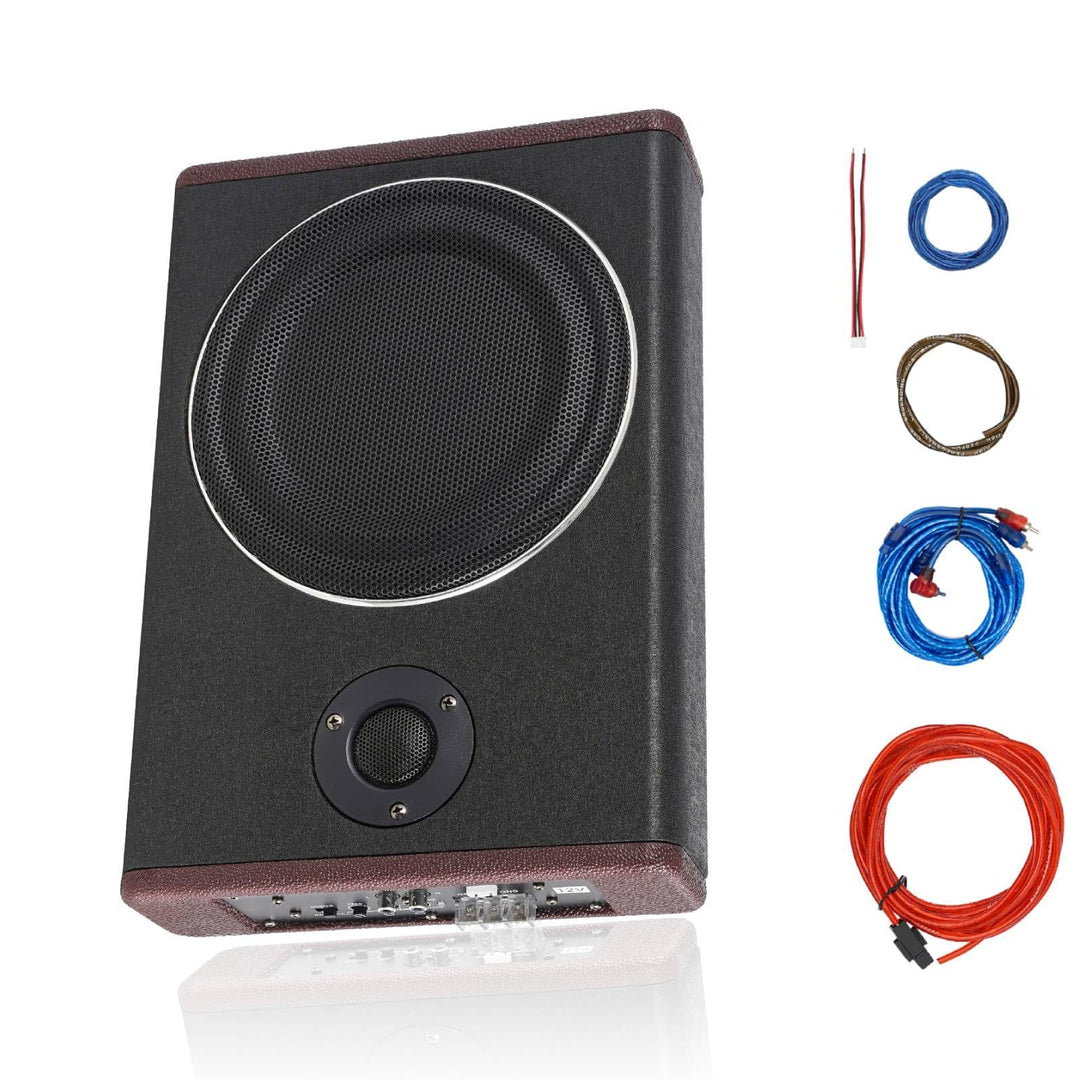 8 Zoll Auto Subwoofer, 600W 12V Lautsprecher Fahrzeug Soundsystem, Dual-Modus, Geringer Verzerrung,