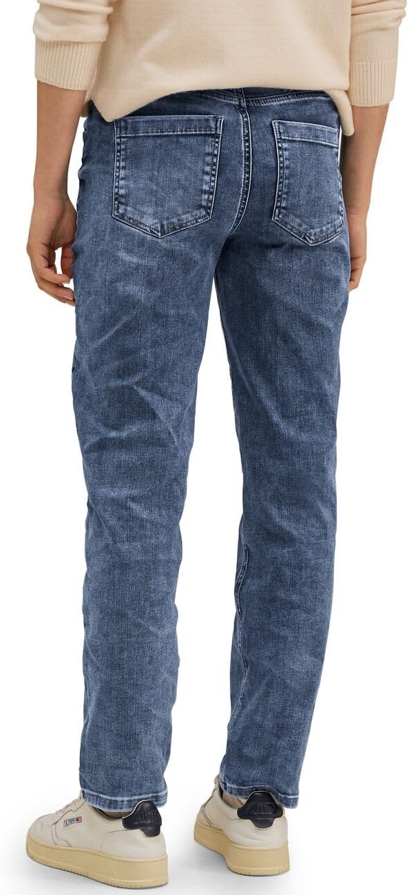 Street One Damen Jeanshose Straight 31W / 30L Authentic Indigo Wash, 31W / 30L Authentic Indigo Wash