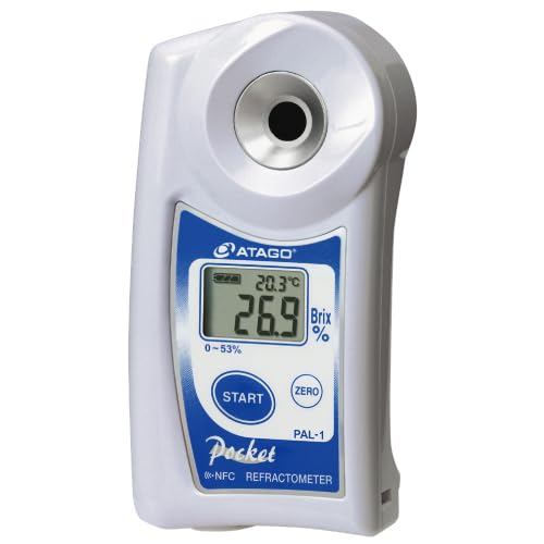 ATAGO Refractometer PAL-1 (with Silicon Cover, no Batteries) | Mit Silikonhülle, Ohne Batterien