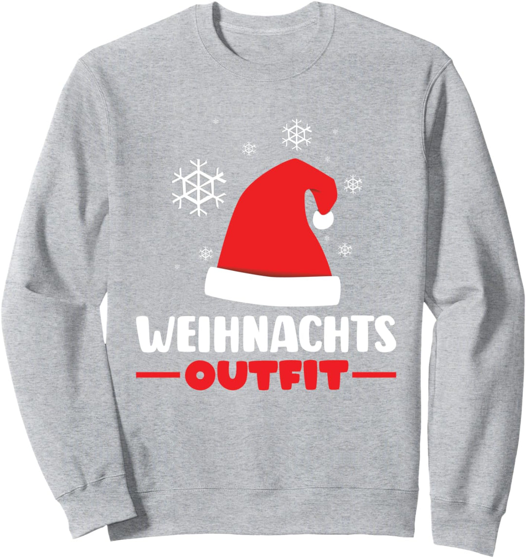 Weihnachten Nikolausmütze Weihnachtsbaum Sweatshirt