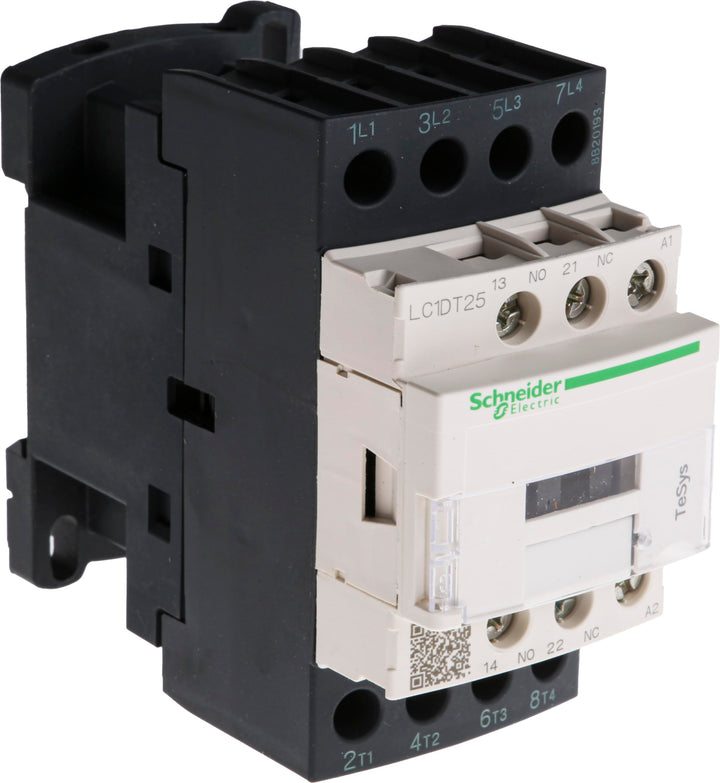 Schneider Electric, TeSys D Schütz LC1DT25P7-4P(4 NO) - AC-1-440 V 25 A - 230 V AC 50/60 Hz Spule LC