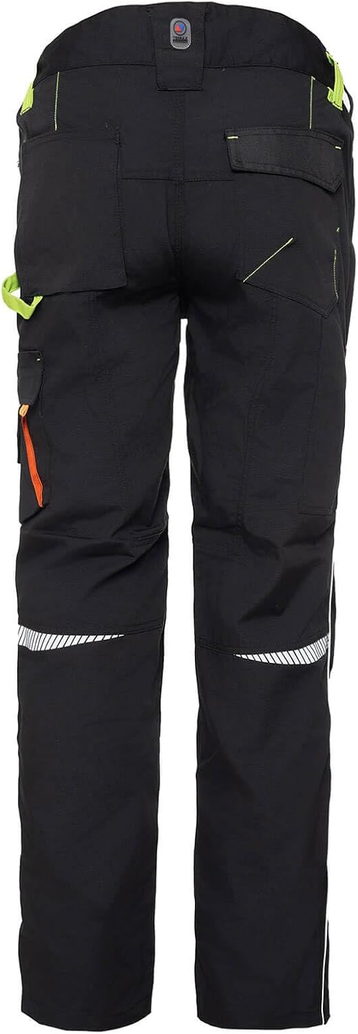 Bundhose Terrax Workwear TERRAX 48 Schwarz/Limette, 48 Schwarz/Limette