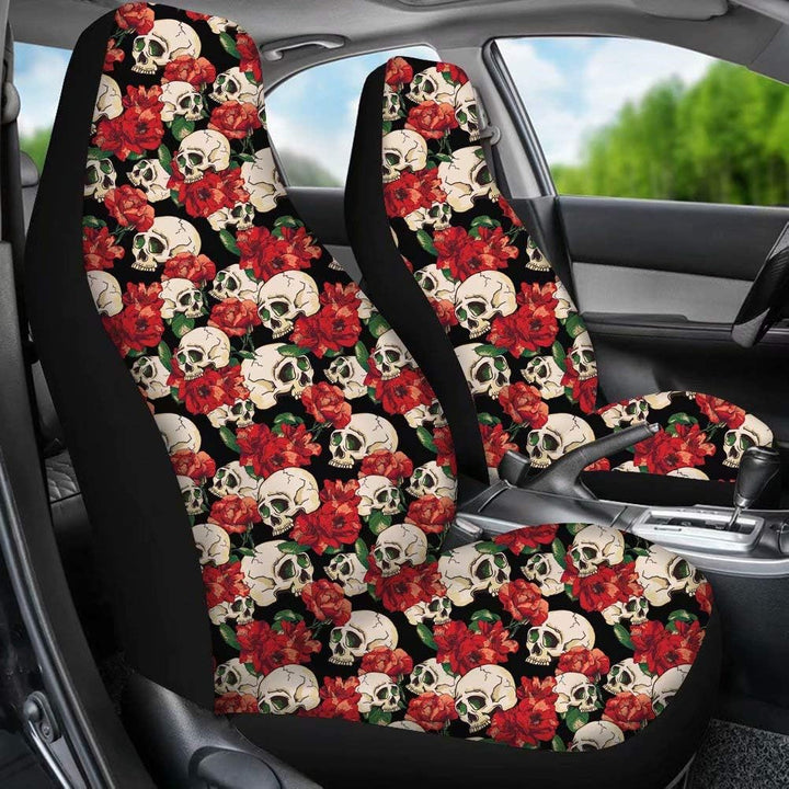 chaqlin Full Set 2 Stück für Frauen Damen Niedliche Autositzbezüge Niedliche Hundepfote Fussabdruck