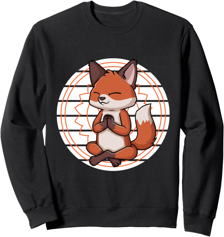 Meditierender Fuchs Sweatshirt