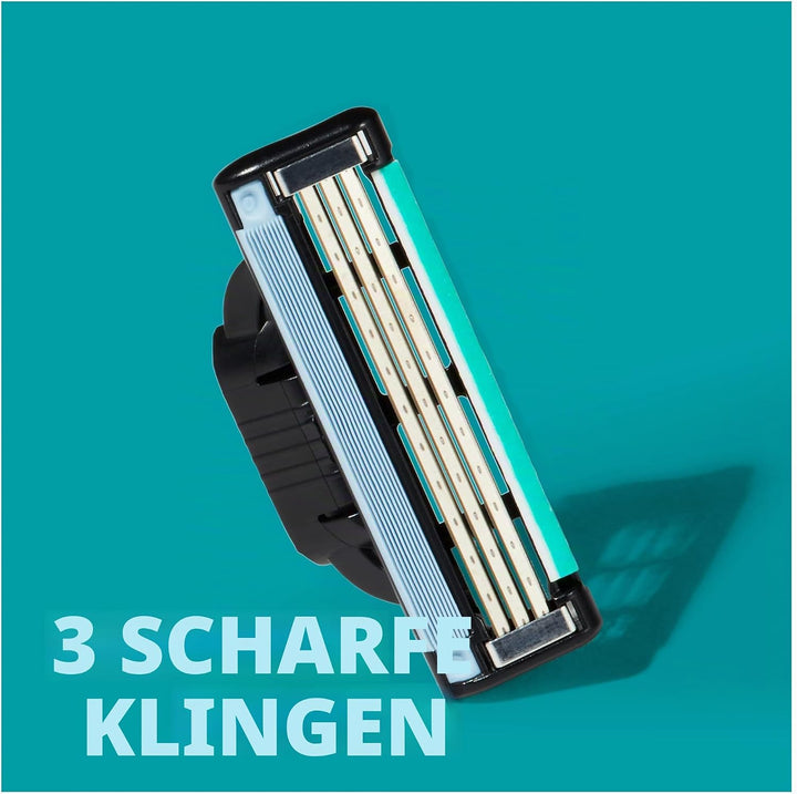 Gillette Mach3 Rasierklingen Herren, Packung mit 8 Nachfüllpackungen für Rasierklingen, XL, Verpacku