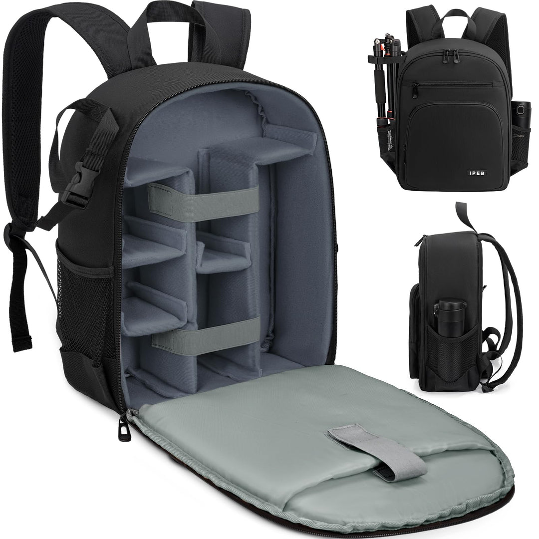 Kamerarucksack Tasche mit Stativhalterung Wasserdichtes Kameragehäuse Fotografie Rucksack Anti-Diebs