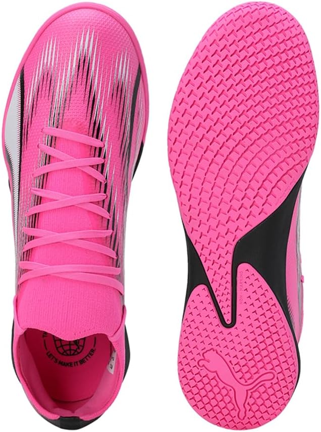 Puma Herren Ultra Match ItFussballschuh 42.5 EU Poison Pink Puma White Puma Black, 42.5 EU Poison Pi