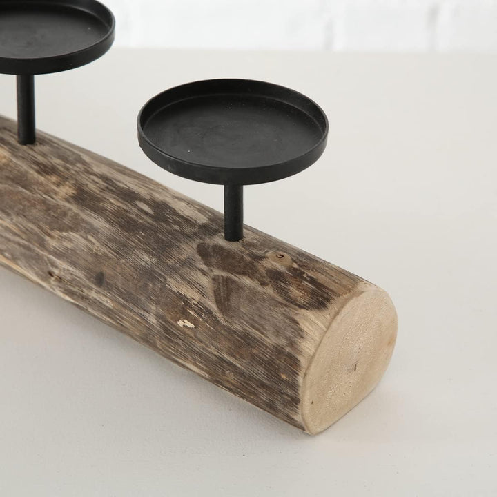 Boltze Kerzenständer Tempe (Kerzenhalter für 4 Kerzen, stilvolles Design, Dekoration Esstisch / Komm
