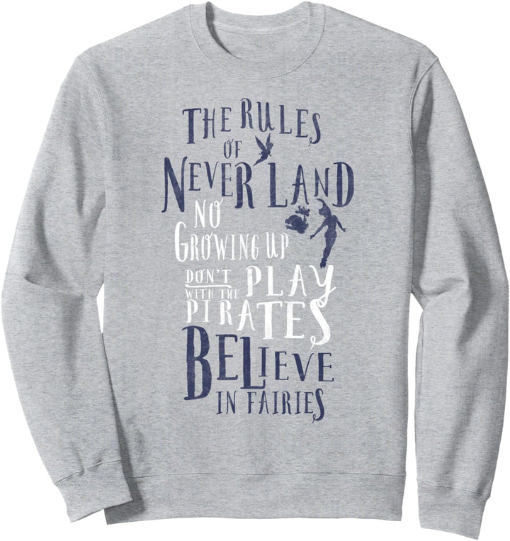 Disney Peter Pan The Rules Of Never Land Sweatshirt