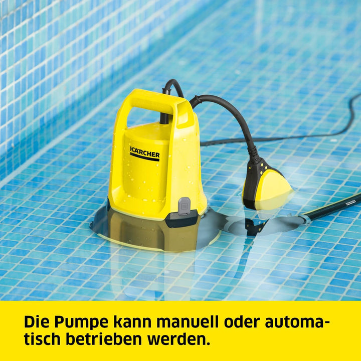 Kärcher SP 9.000 Flat flachsaugende Tauchpumpe, Fördermenge: 9.000 l/h, Eintauchtiefe: max. 7 m, für