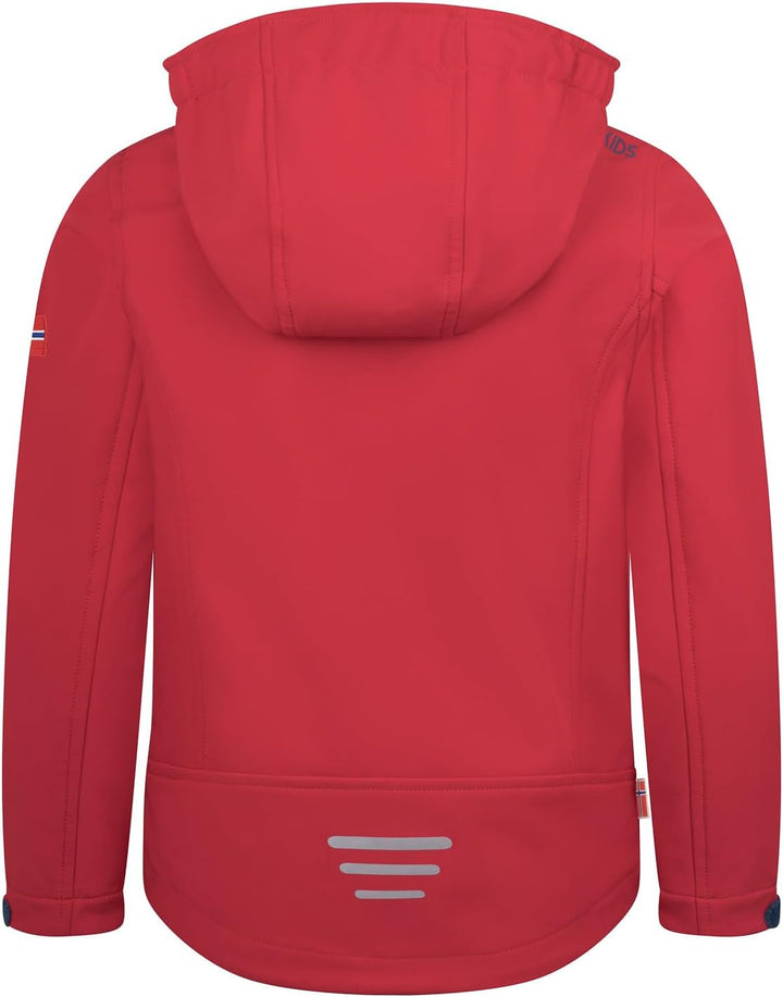 Trollkids Kids Trollfjord Jacket Bright Red 98, Bright Red 98