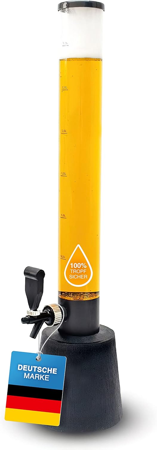 Bierzapfanlage & Biersäule 3,5L – Premium Getränkespender & Bierturm für Partys – Getränkesäule, Zap