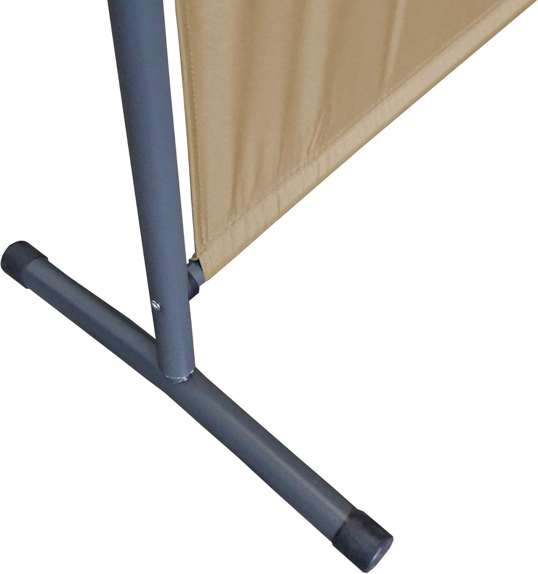 QUICK STAR Paravent 180 x 78 cm Stoff Raumteiler Klein Garten Stellwand Trennwand Balkon Sichtschutz