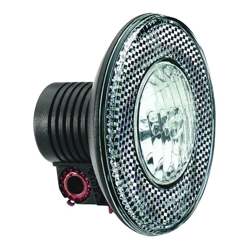 Busch & Müller Beleuchtung Halogenscheinwerfer Lumotec, schwarz für Nabendynamo, für Nabendynamo